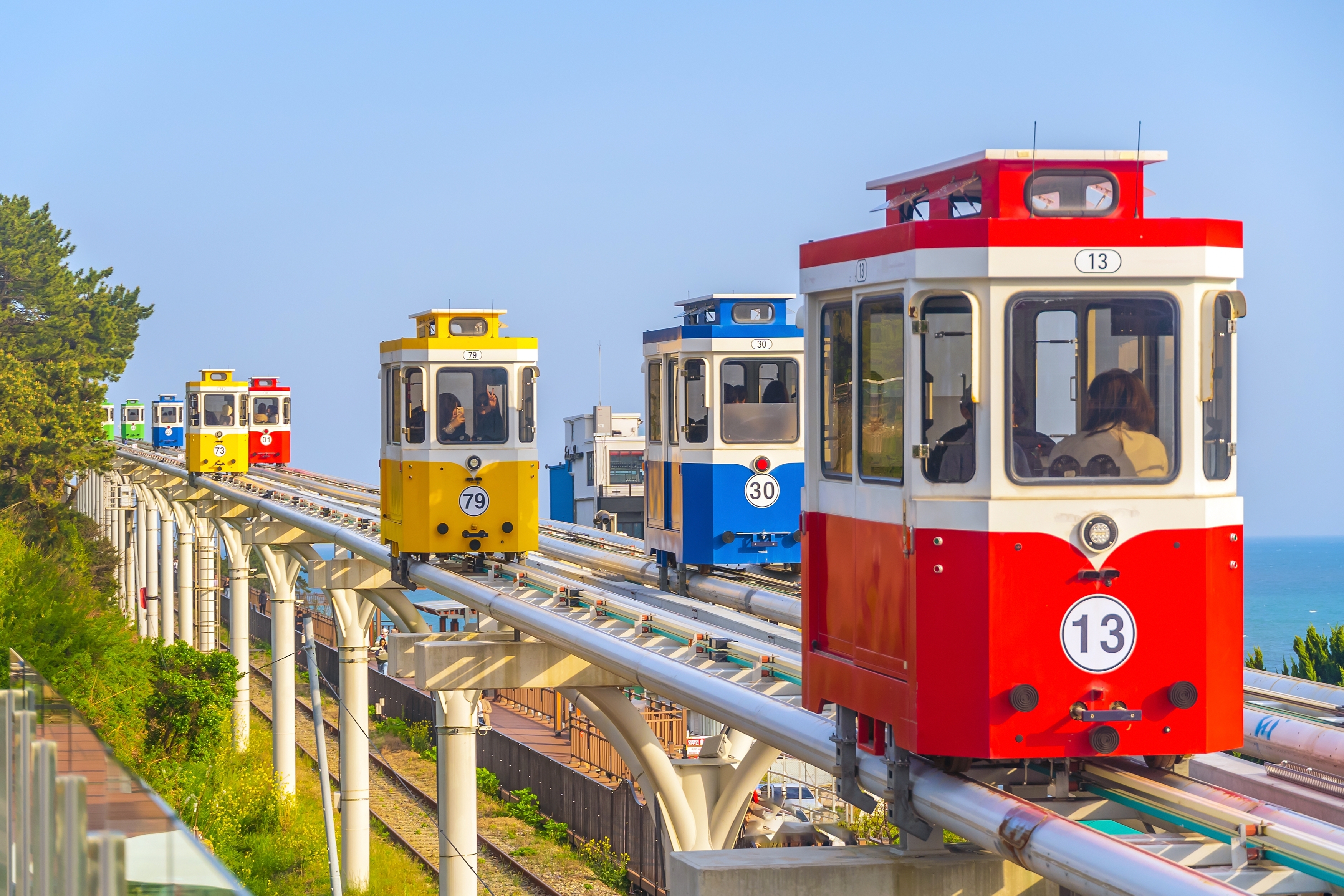 海云台天空胶囊列车